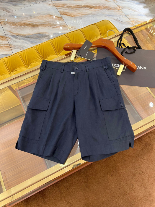 DOLCE & GABBANA Мужские шорты лён