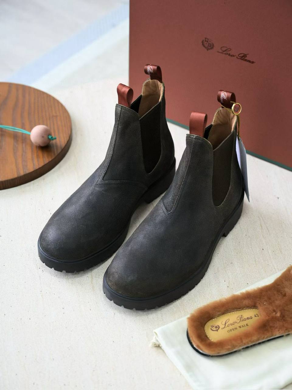 LORO PIANA Мужские ботинки 