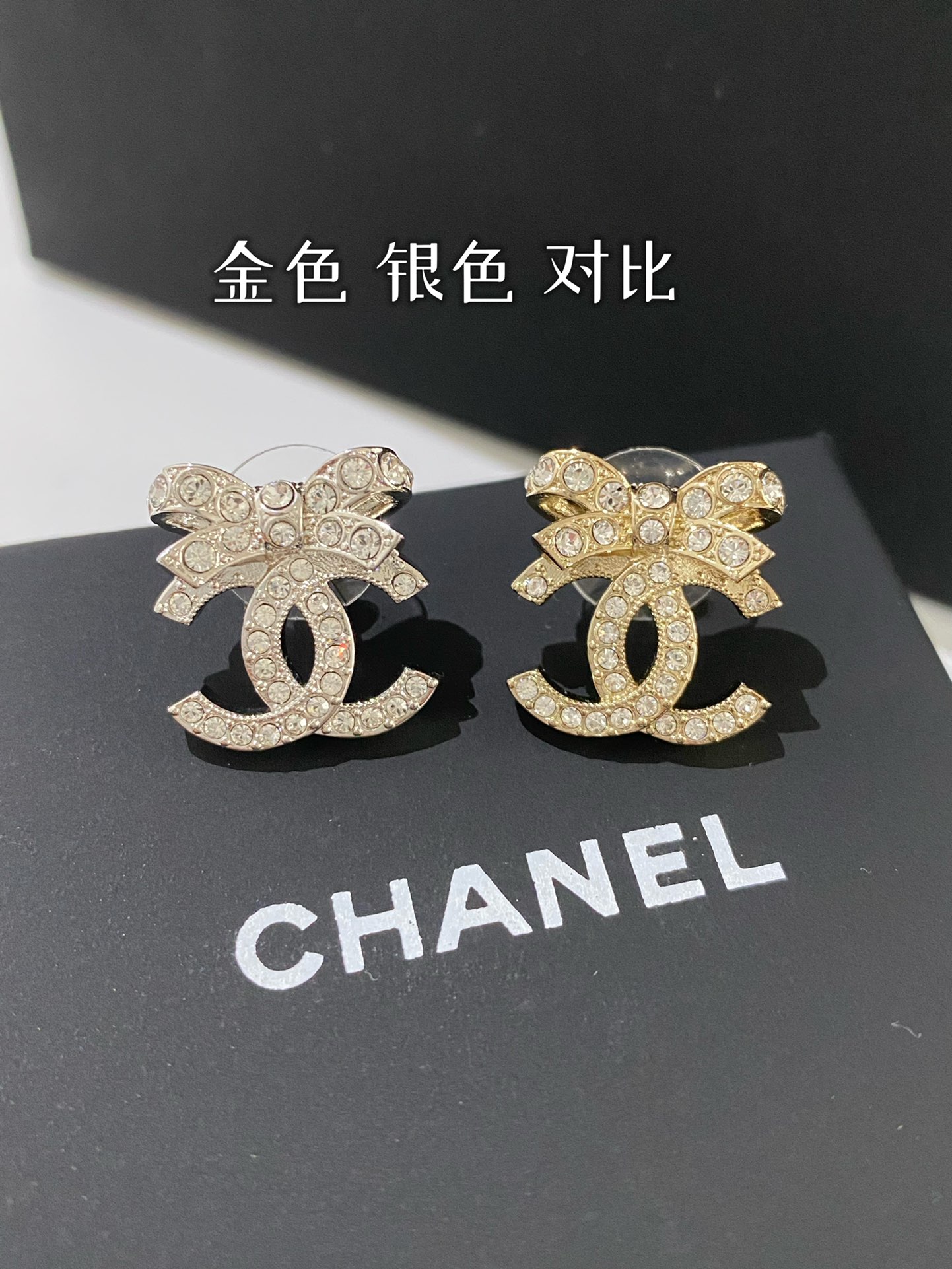CHANEL Женские серьги с бантом CHANEL Женские серьги с бантом