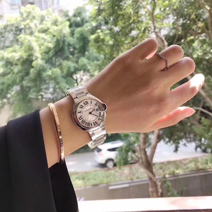 CARTIER Женские часы Ballon Bleu W6920084 33 мм