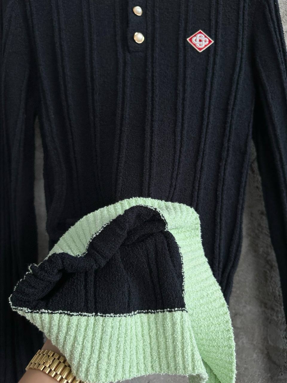 CASABLANCA Мужской пуловер из хлопка CASABLANCA Мужской пуловер из хлопка