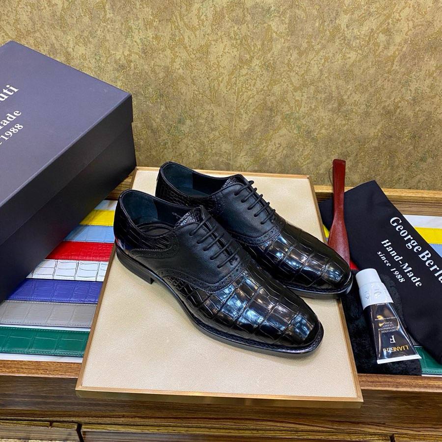 BERLUTI Мужские туфли из кожи крокодила BERLUTI Мужские туфли из кожи крокодила