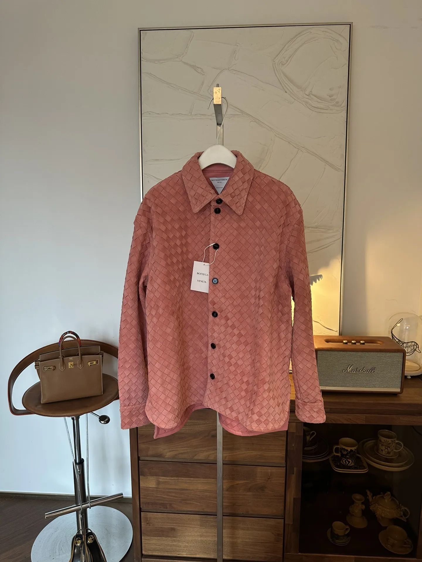 BOTTEGA VENETA Женская рубашка из замши BOTTEGA VENETA Женская рубашка из замши