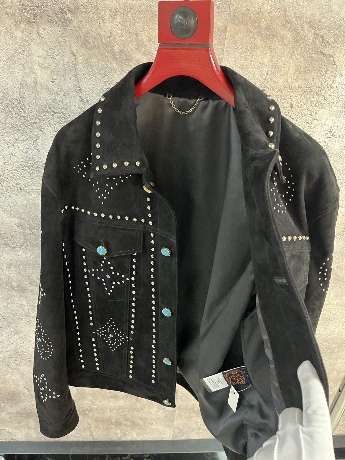 LOUIS VUITTON Мужская куртка из замши LOUIS VUITTON Мужская куртка из замши