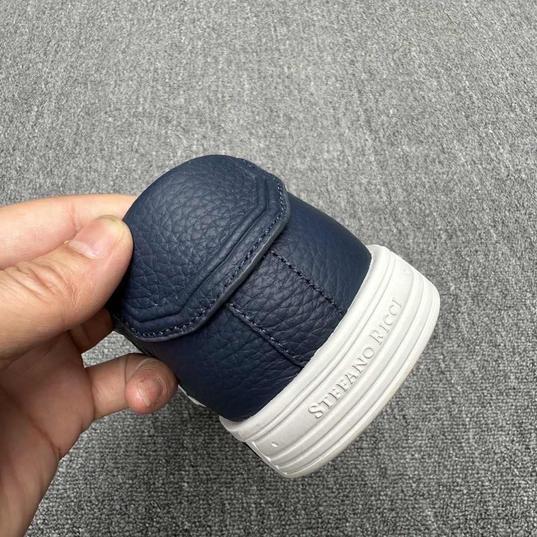 STEFANO RICCI Мужские кроссовки из кожи