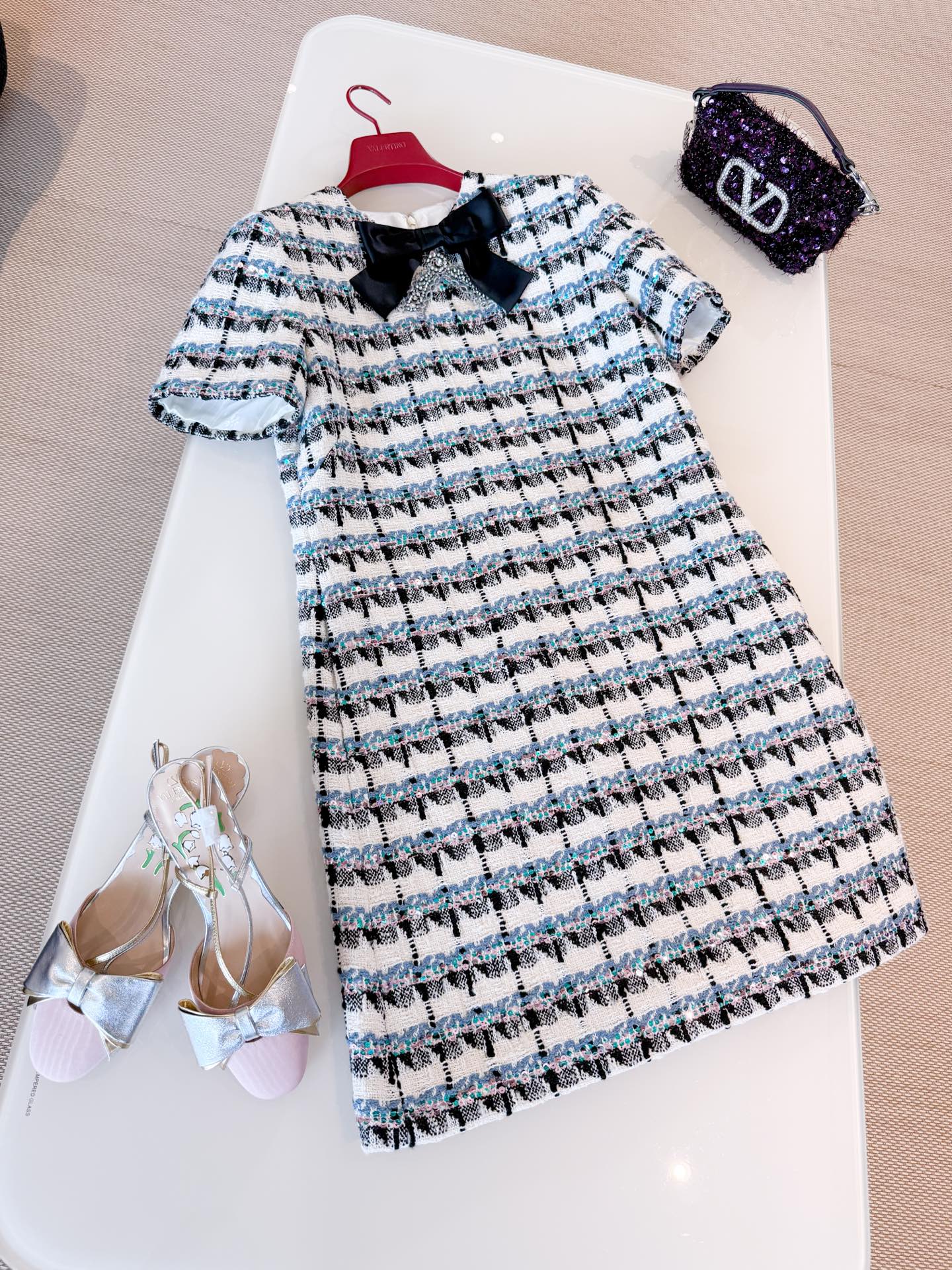 VALENTINO Женское платье из твида VALENTINO Женское платье из твида