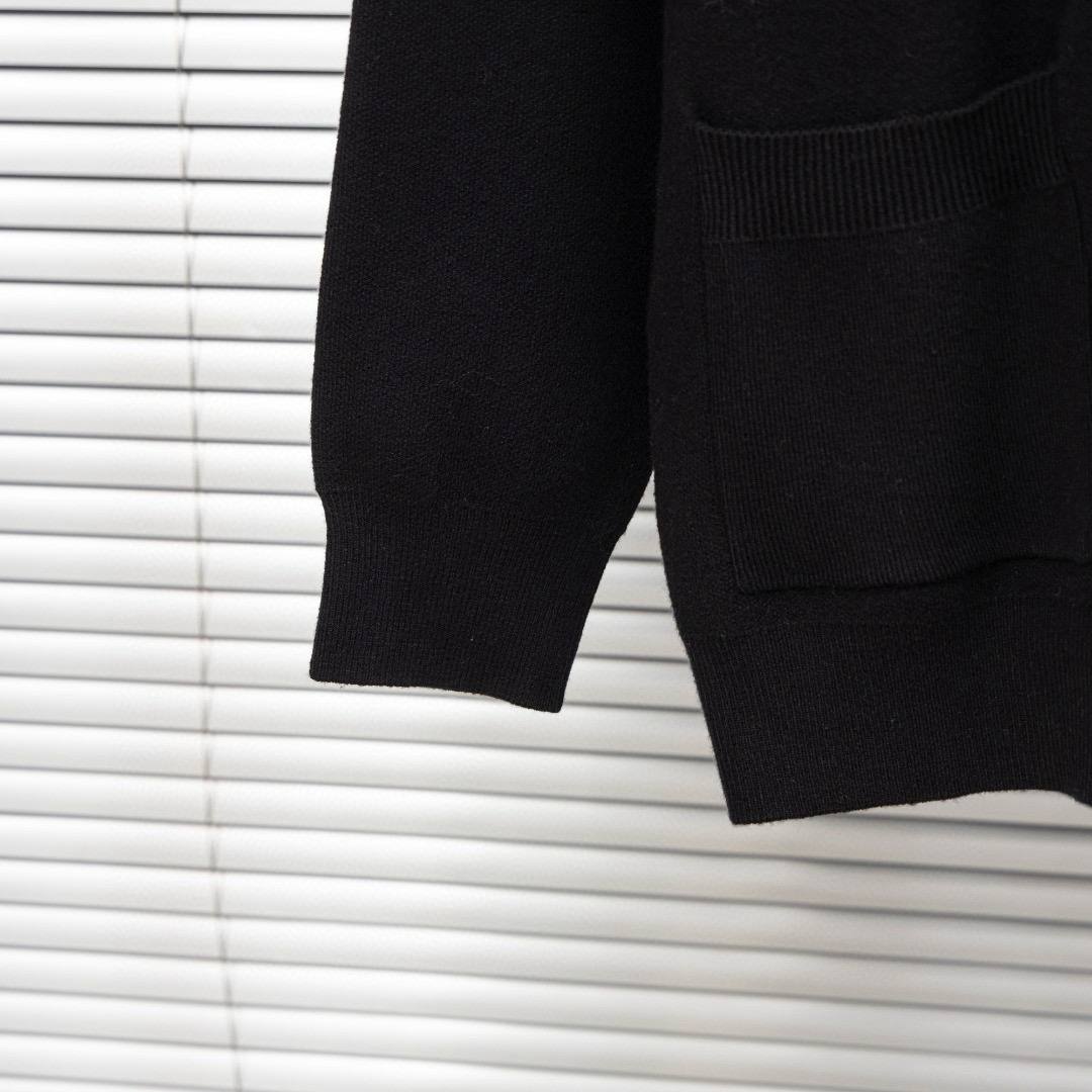 BURBERRY Мужской кардиган в черном цвете BURBERRY Мужской кардиган в черном цвете