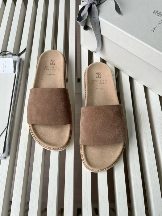 BRUNELLO CUCINELLI Мужские шлепки Urban из замши