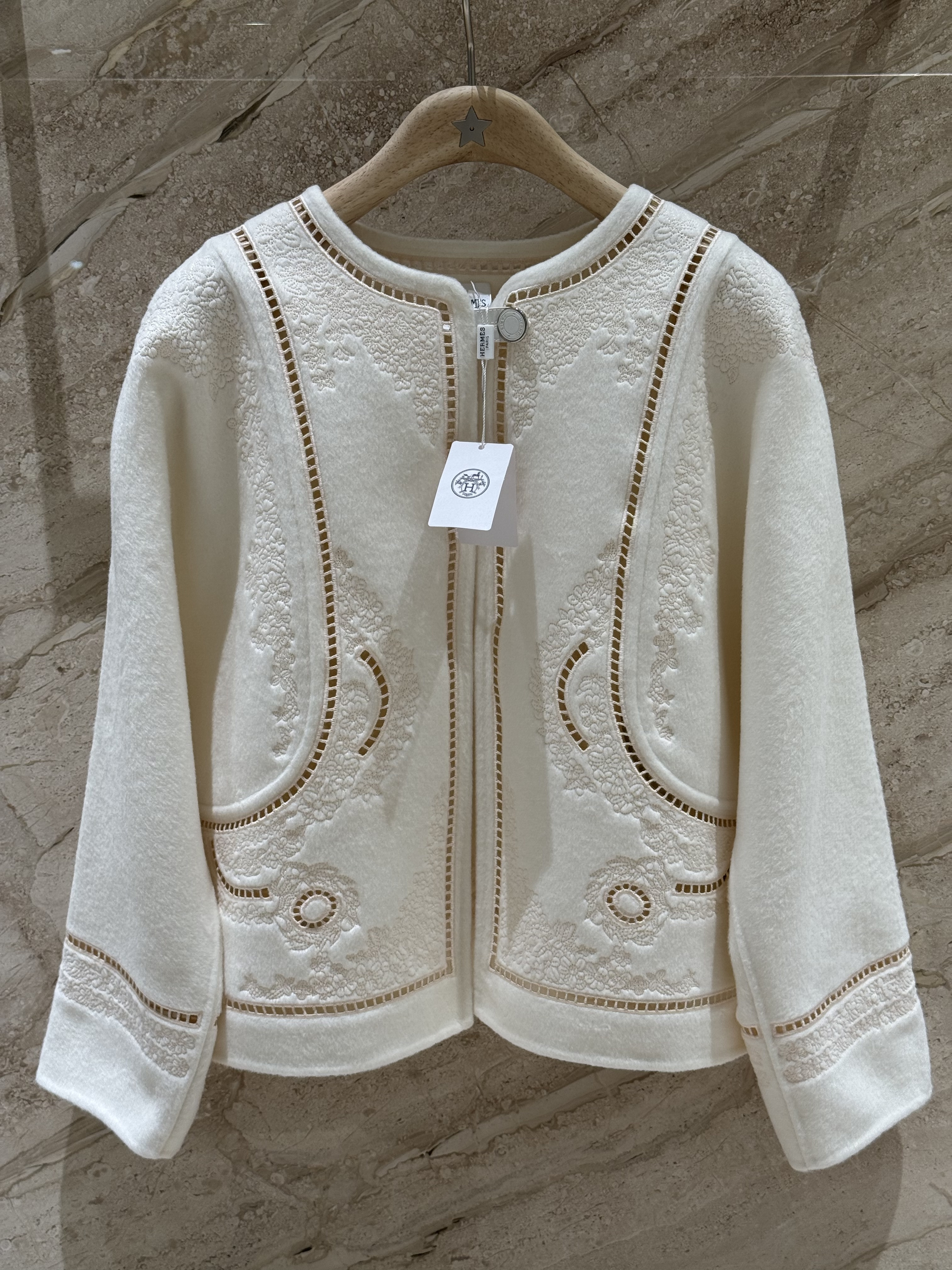 HERMES Женский жакет из кашемира HERMES Женский жакет из кашемира