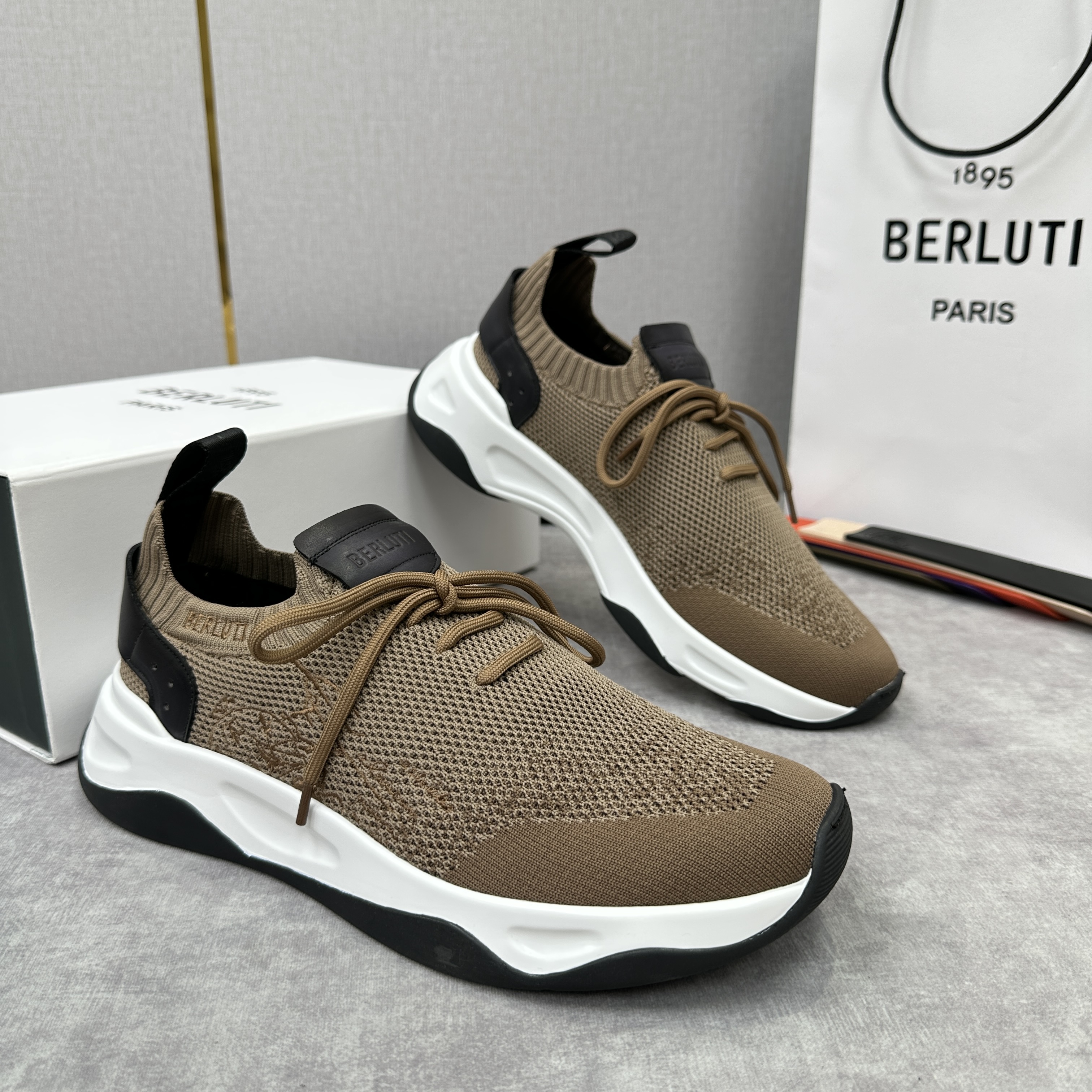 BERLUTI Мужские кроссовки Shadow BERLUTI Мужские кроссовки Shadow
