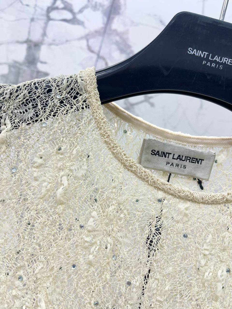 SAINT LAURENT Женский лонгслив  SAINT LAURENT Женский лонгслив