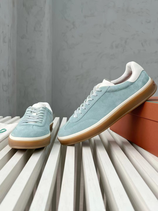 LORO PIANA Мужские замшевые кеды Tennis Walk