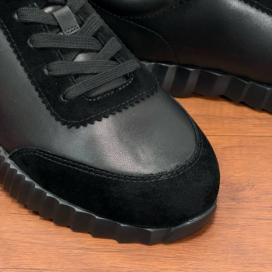 HERMES Мужские кроссовки из натуральной телячьей кожи