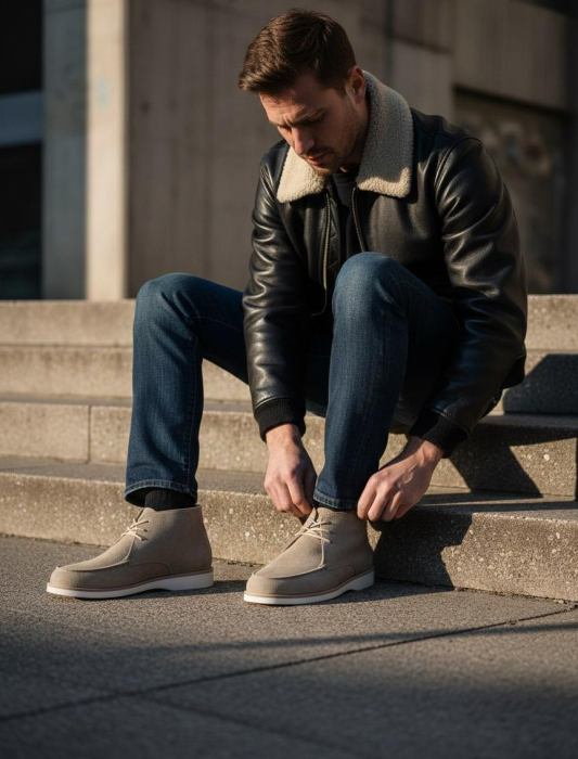 HERMES Мужские ботинки