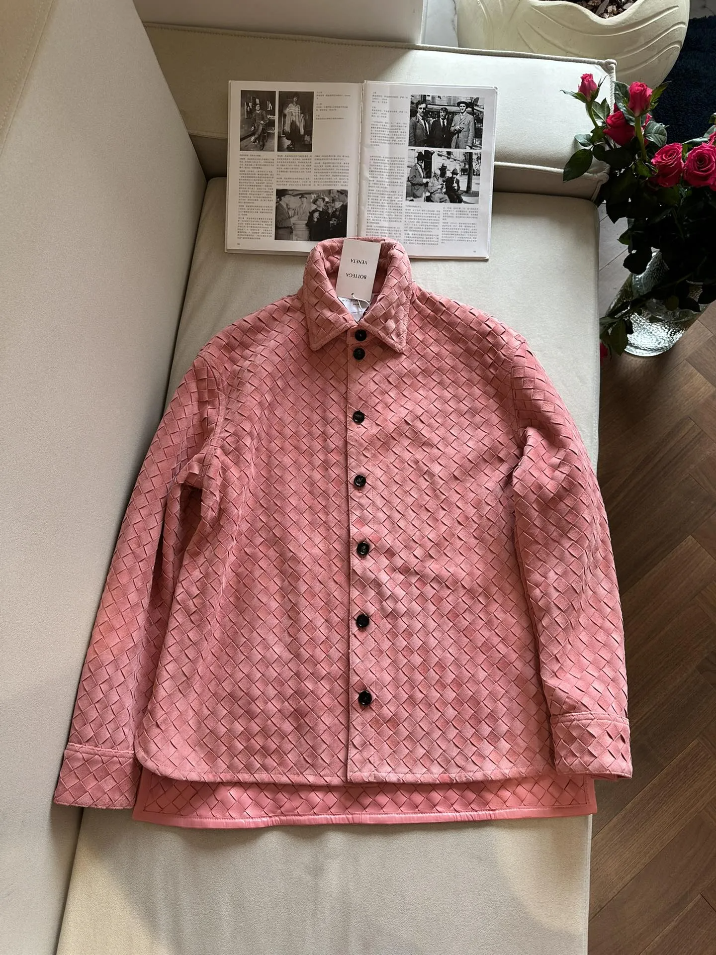 BOTTEGA VENETA Женская рубашка из замши BOTTEGA VENETA Женская рубашка из замши