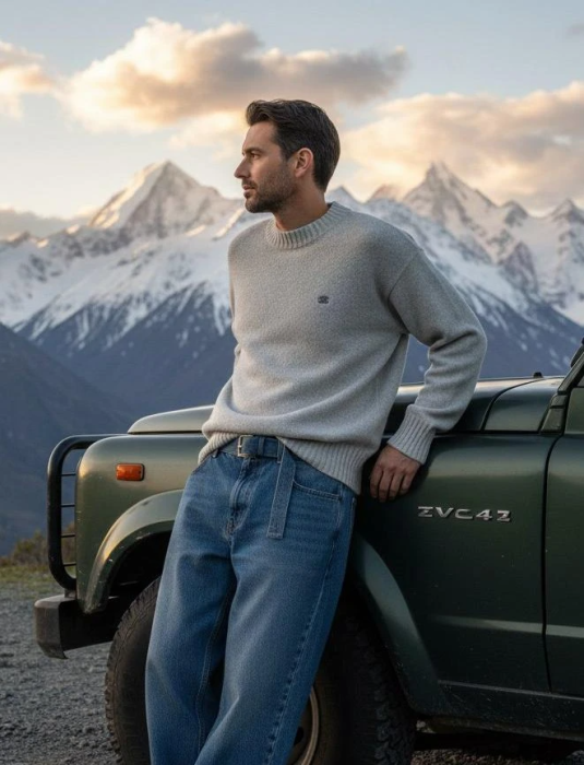 CELINE Мужской свитер из шерсти