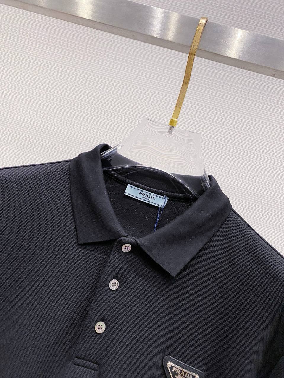 PRADA Мужское поло из хлопка 