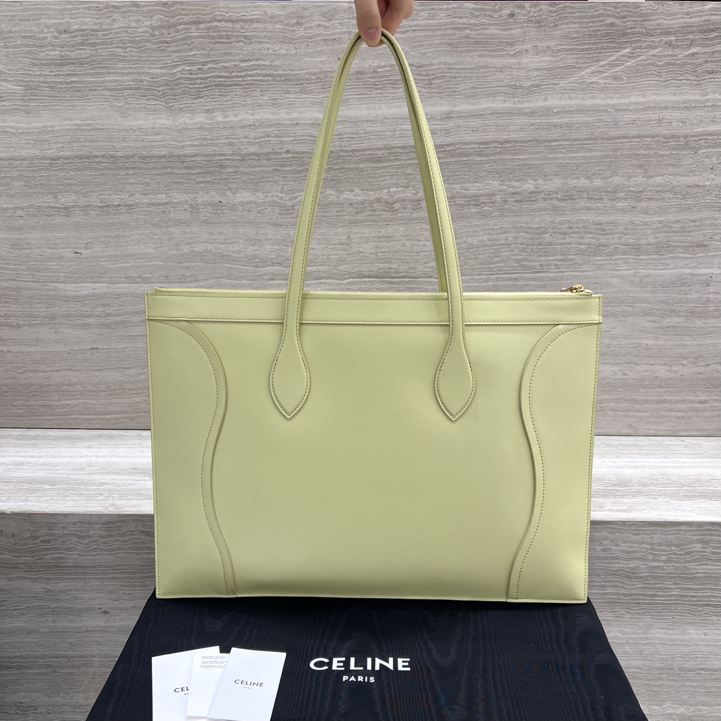 CELINE Женская сумка Luggage из гладкой кожи