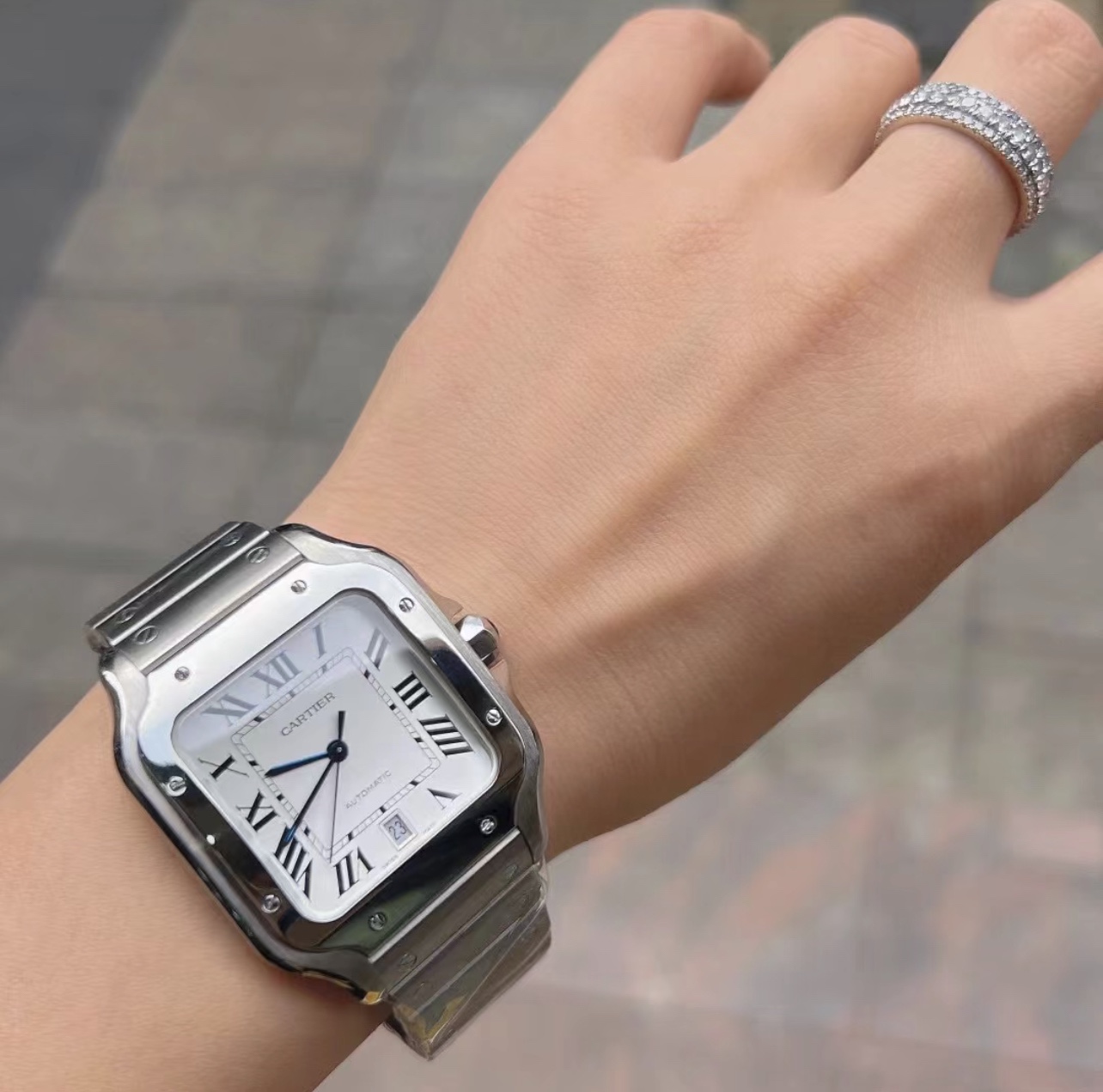 CARTIER Мужские часы Santos WSSA0018 CARTIER Мужские часы Santos WSSA0018