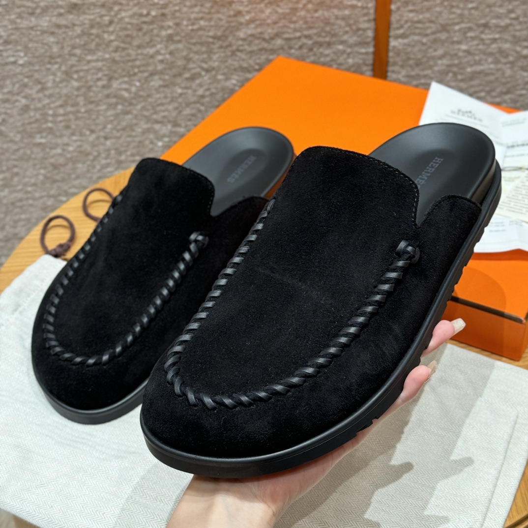 HERMES Мужские мюли Johan 