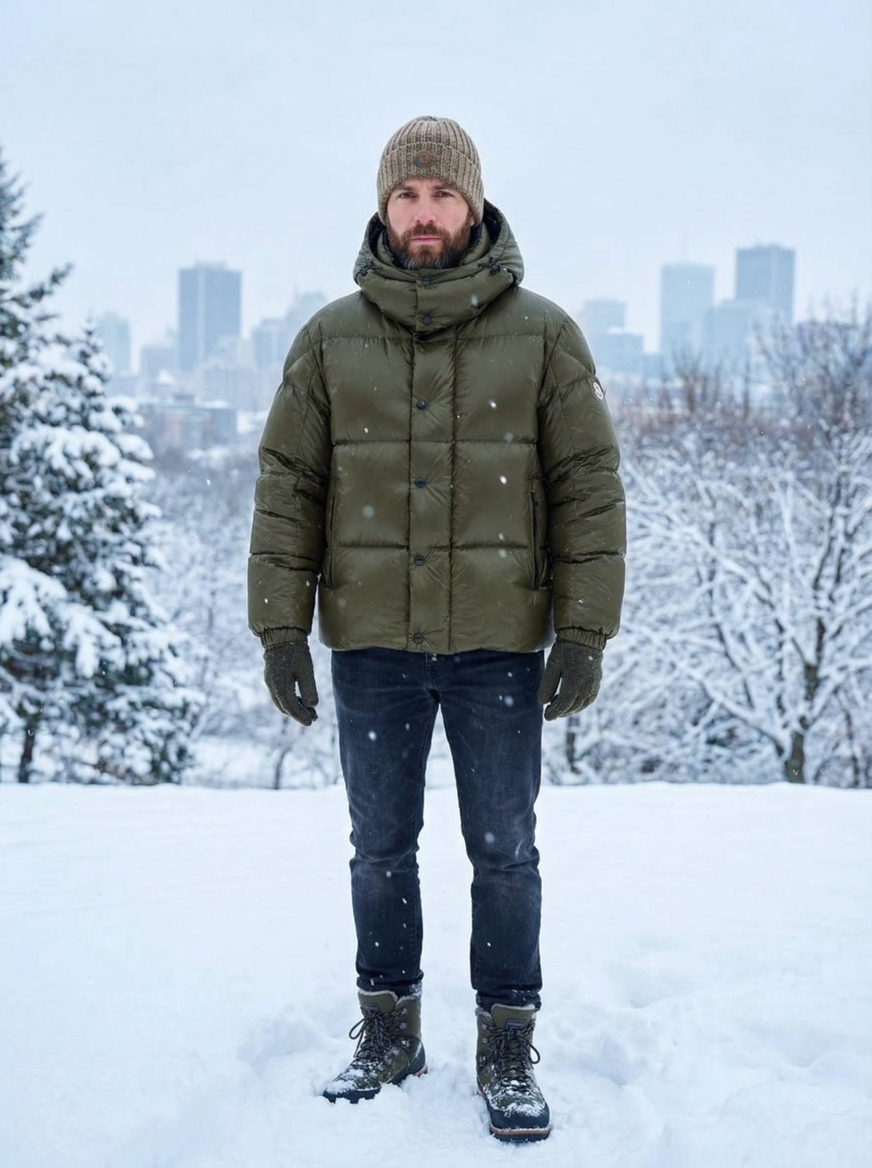 MONCLER Мужской стеганый пуховик MONCLER Мужской стеганый пуховик