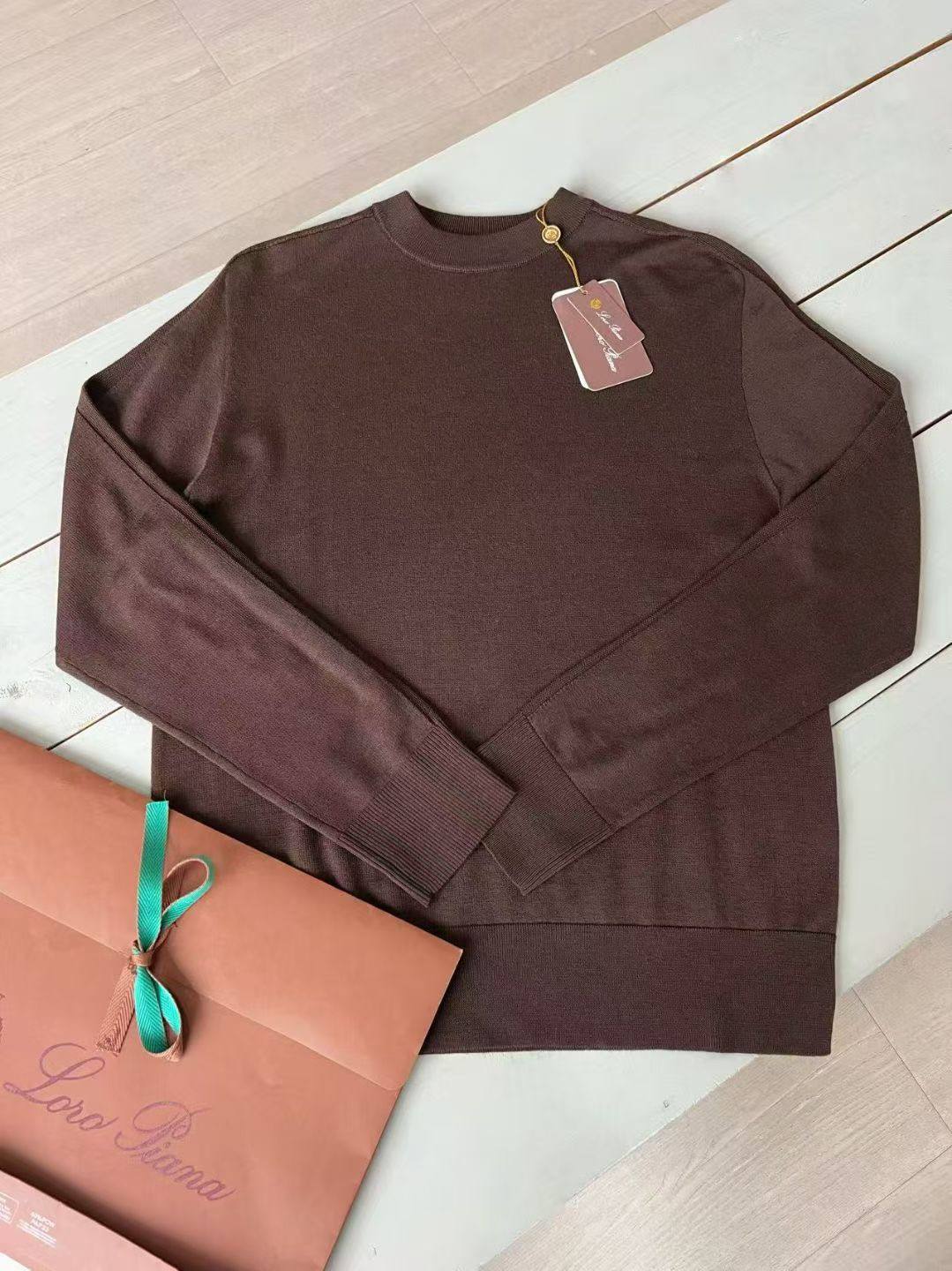 LORO PIANA Мужской джемпер из шерсти LORO PIANA Мужской джемпер из шерсти