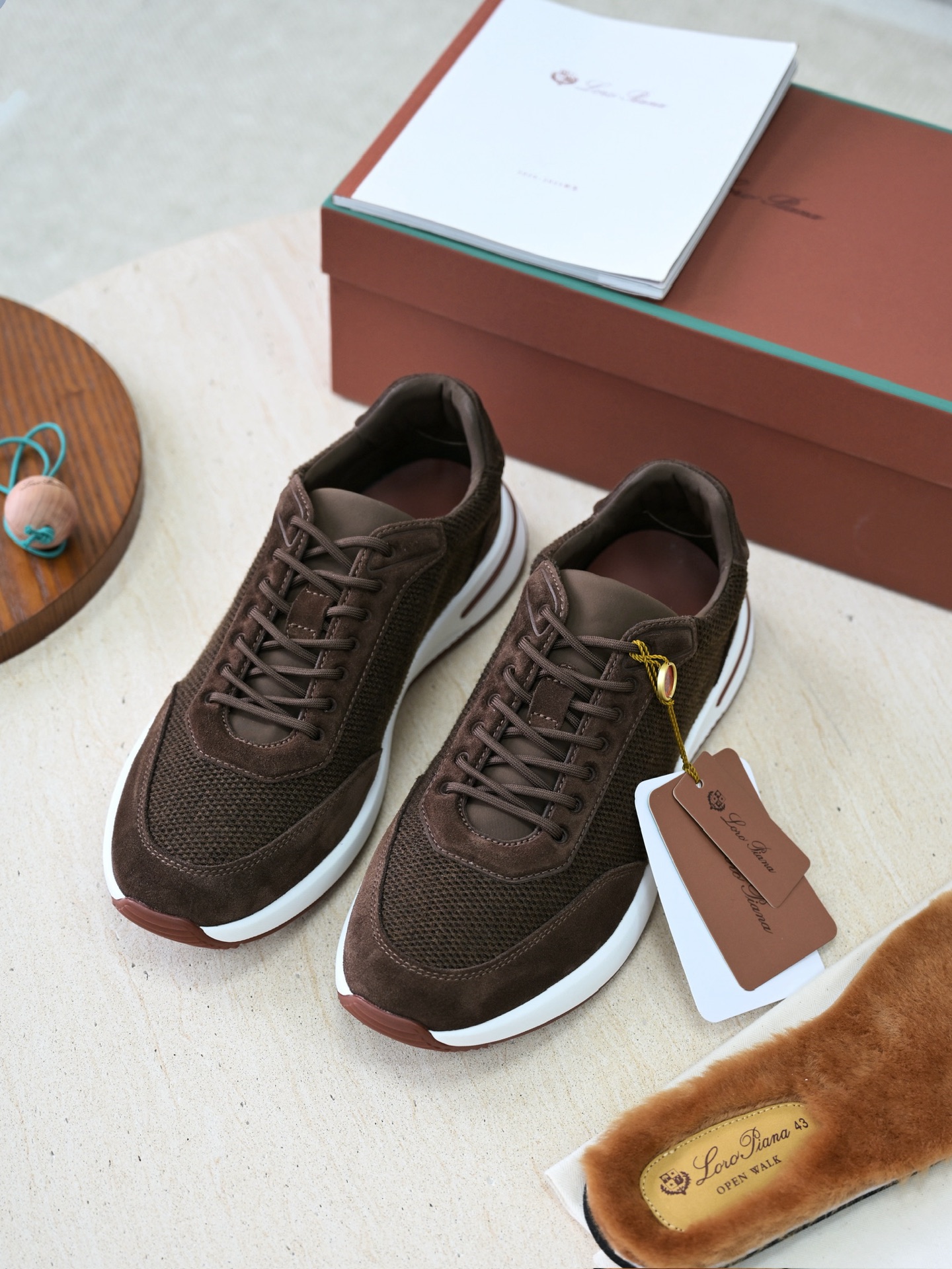 LORO PIANA Мужские кроссовки 