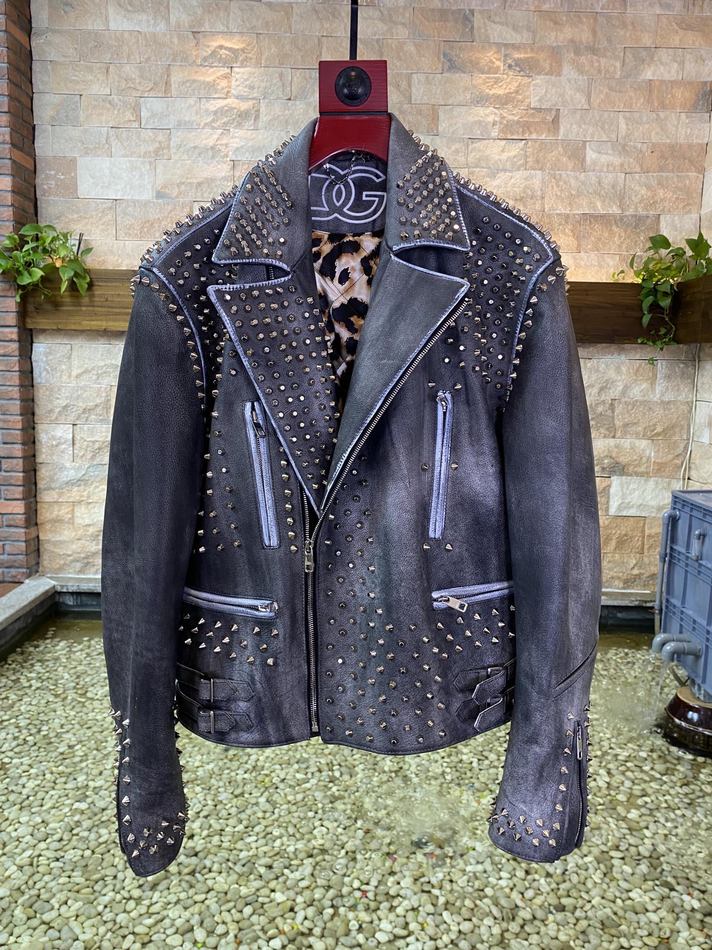 DOLCE & GABBANA Мужская кожаная куртка DOLCE & GABBANA Мужская кожаная куртка