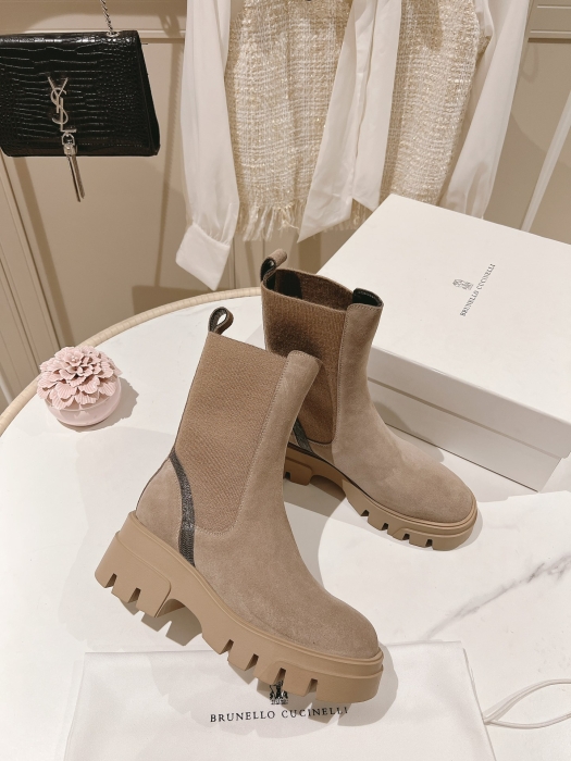 BRUNELLO CUCINELLI Женские ботинки