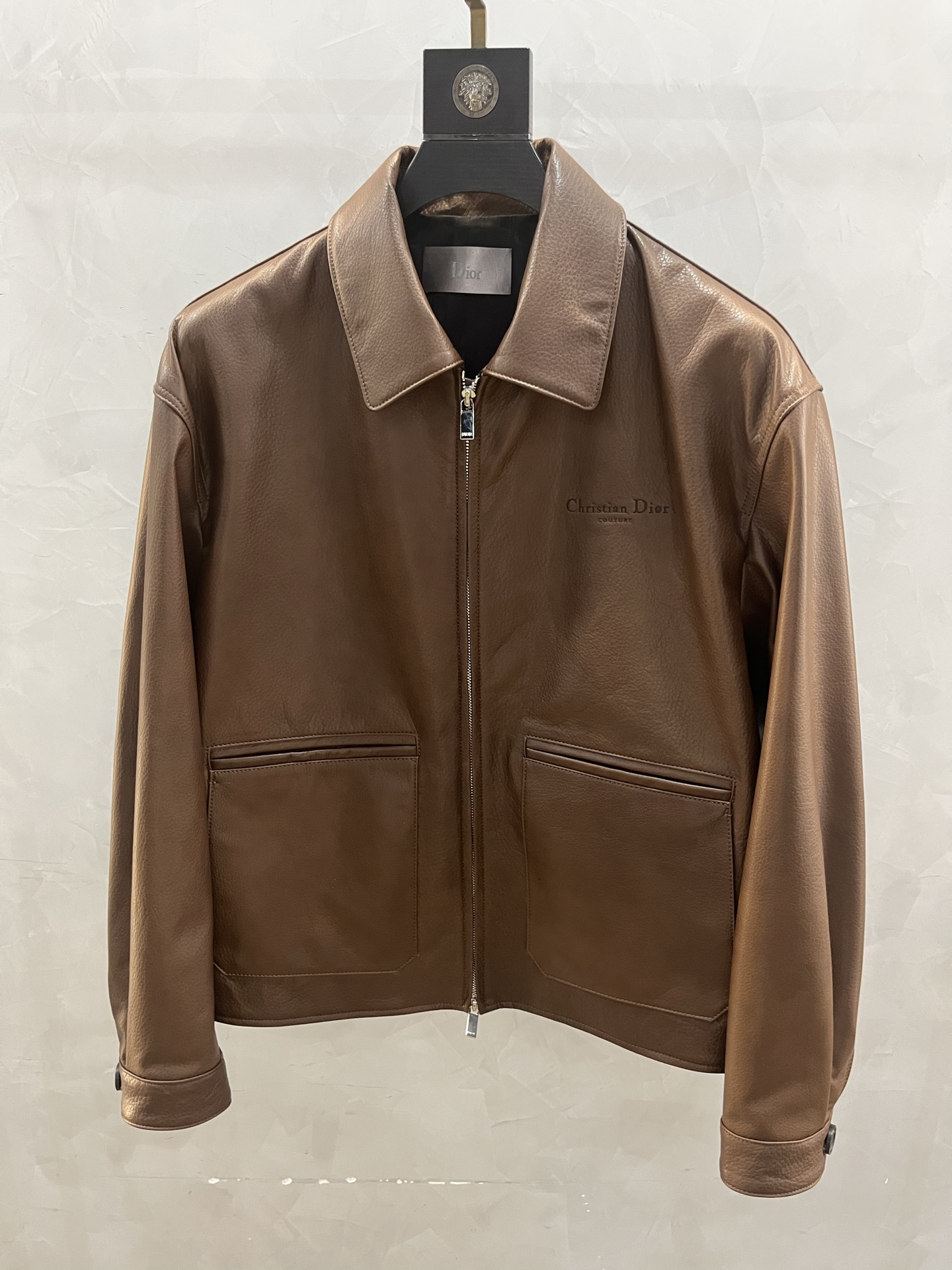 CHRISTIAN DIOR Мужская кожаная куртка CHRISTIAN DIOR Мужская кожаная куртка