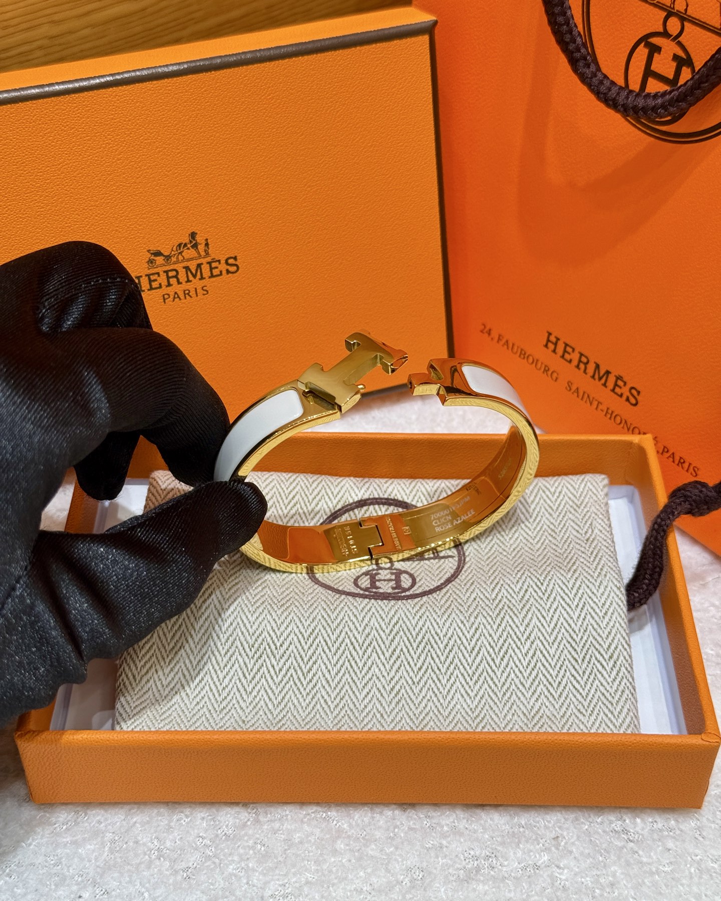 HERMES Браслет Clic H HERMES Браслет Clic H