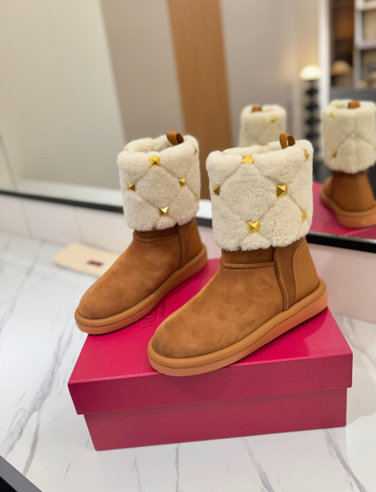 VALENTINO Женские ботинки с мехом