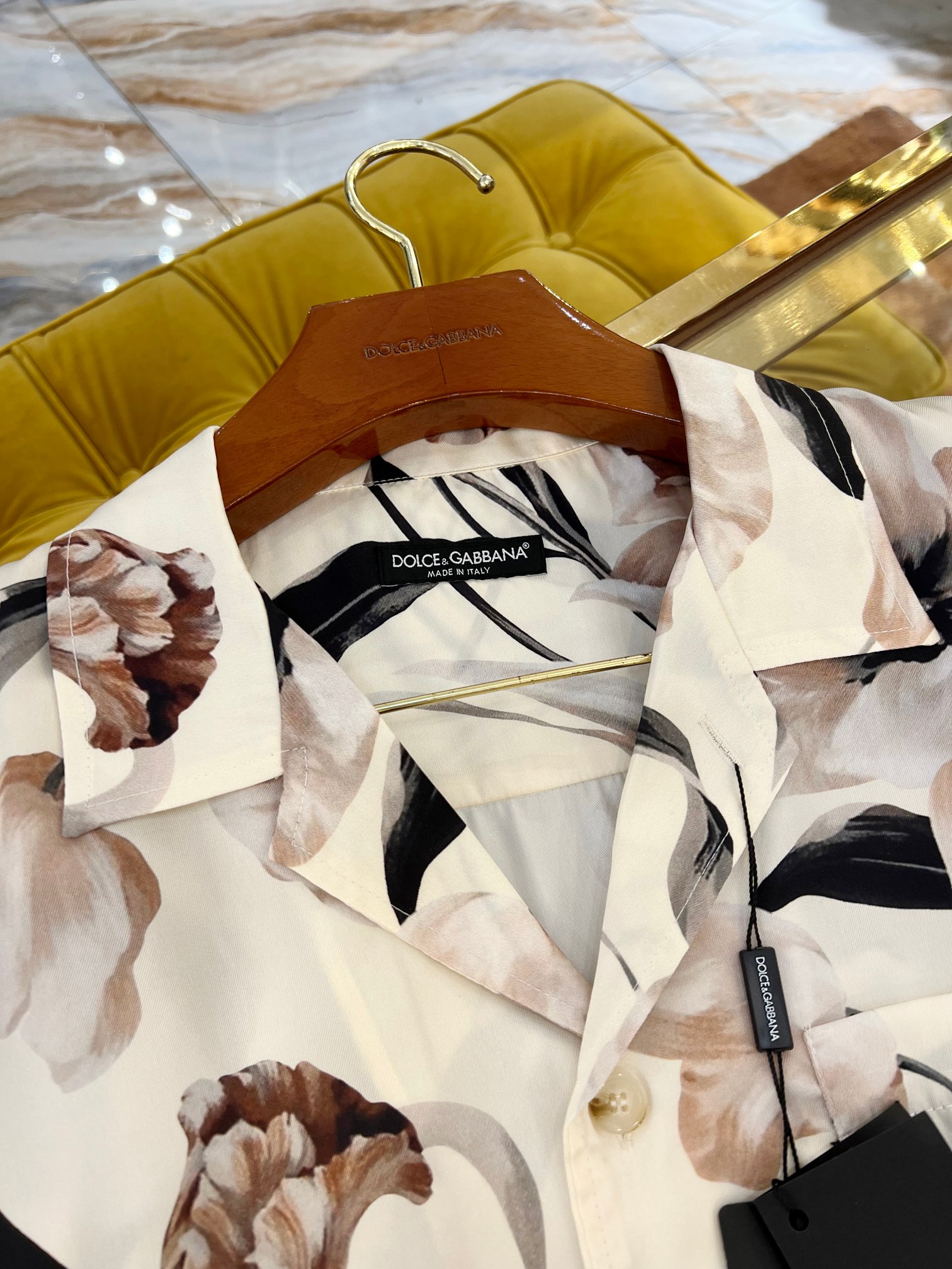 DOLCE & GABBANA Мужская рубашка шёлк DOLCE & GABBANA Мужская рубашка шёлк