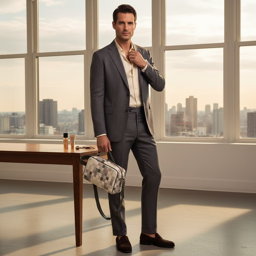 LOUIS VUITTON Мужская косметичка Locker Dopp Kit LOUIS VUITTON Мужская косметичка Locker Dopp Kit