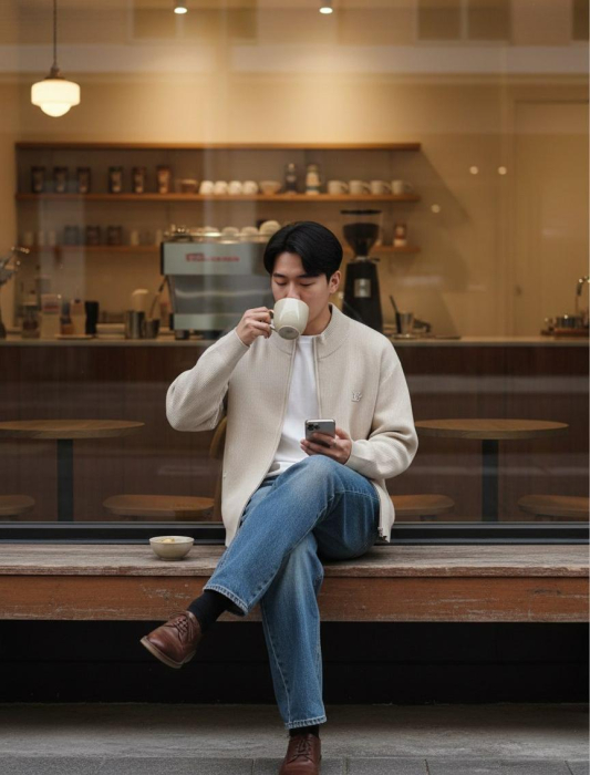 LOUIS VUITTON Мужской кардиган