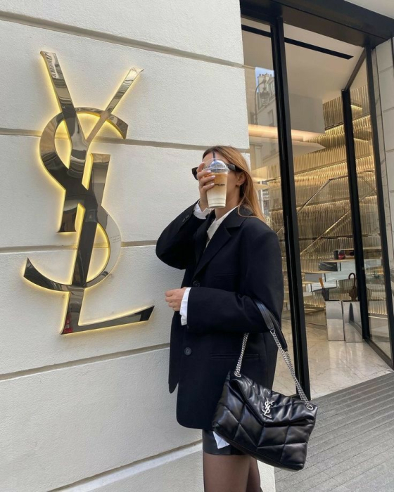 SAINT LAURENT Женская Cумка Loulou Puffer Medium