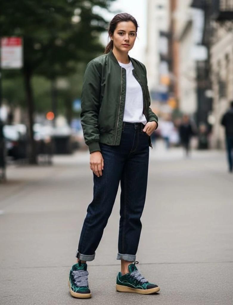 LANVIN Женские кроссовки со стразами LANVIN Женские кроссовки со стразами