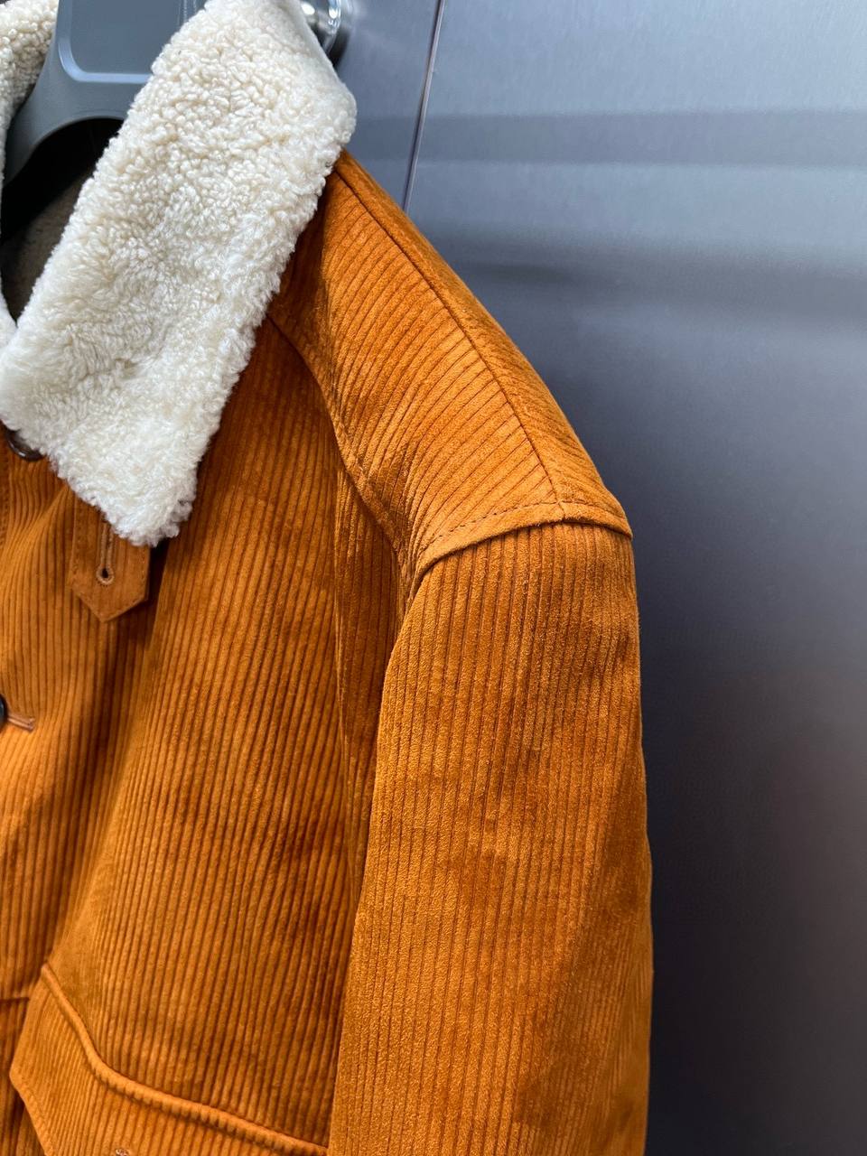 BRUNELLO CUCINELLI Мужская дублёнка из овчины BRUNELLO CUCINELLI Мужская дублёнка из овчины