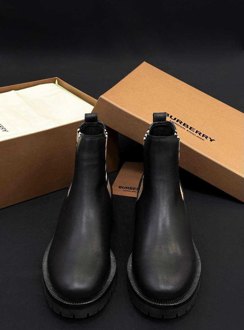 BURBERRY Женские сапоги из телячьей кожи BURBERRY Женские сапоги из телячьей кожи