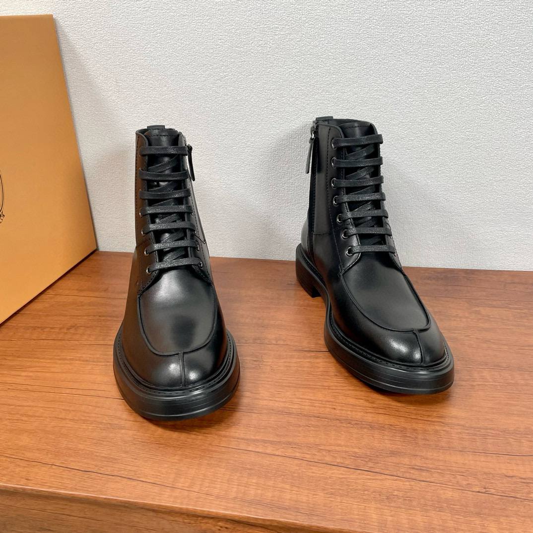 TOD'S Мужские ботинки из телячьей кожи TOD'S Мужские ботинки из телячьей кожи