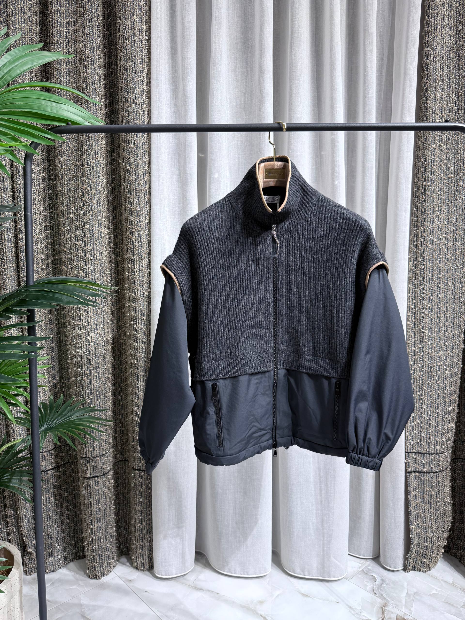 BRUNELLO CUCINELLI Женская ветровка из кашемира BRUNELLO CUCINELLI Женская ветровка из кашемира