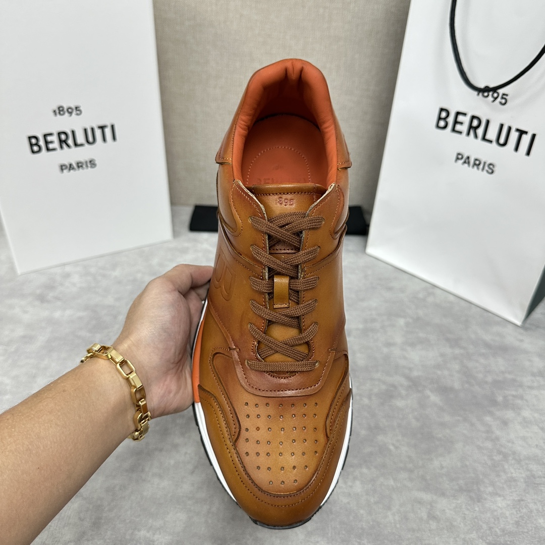 BERLUTI Мужские кроссовки Fast Track
