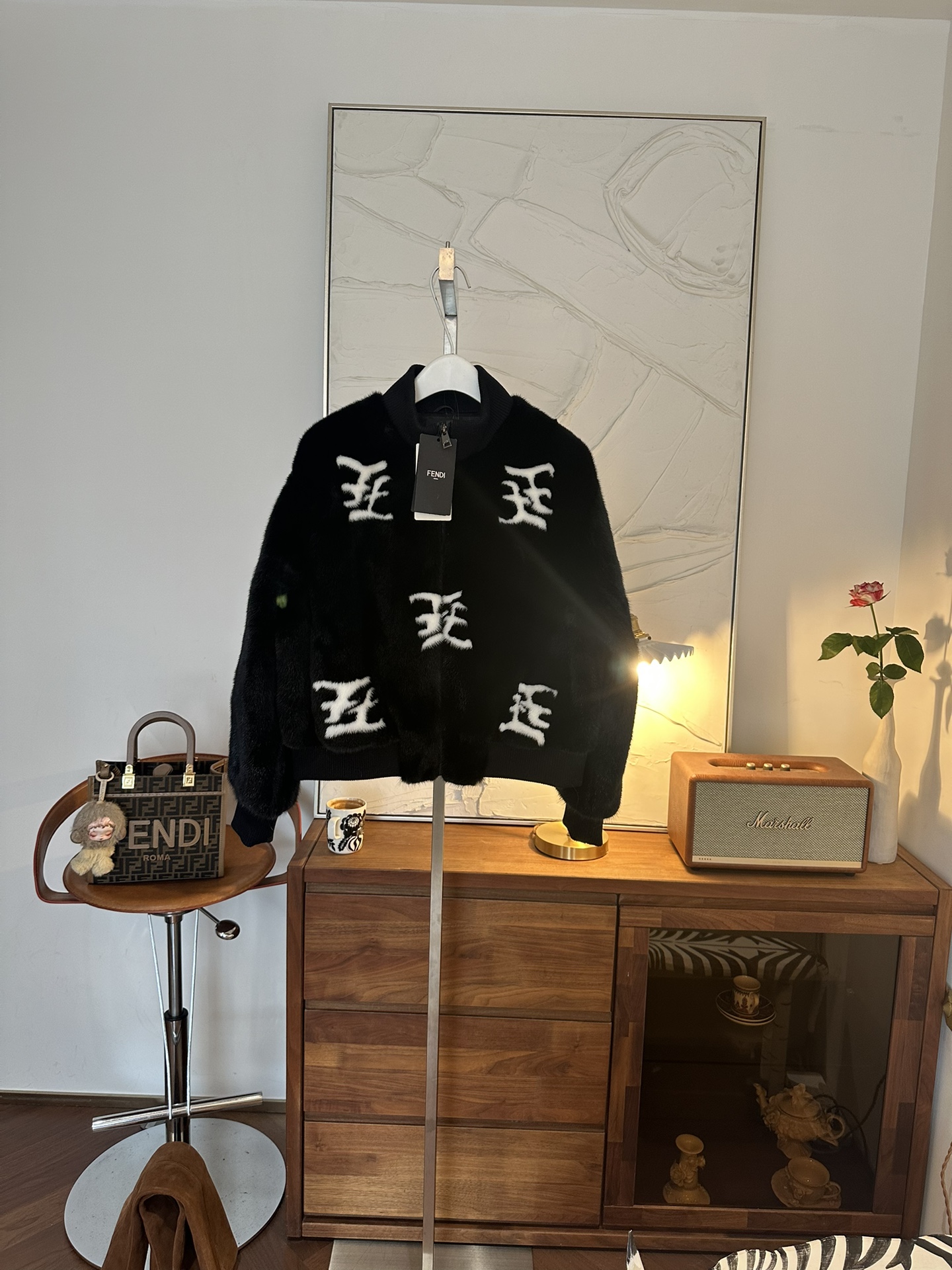 FENDI Женская шуба из норки FENDI Женская шуба из норки