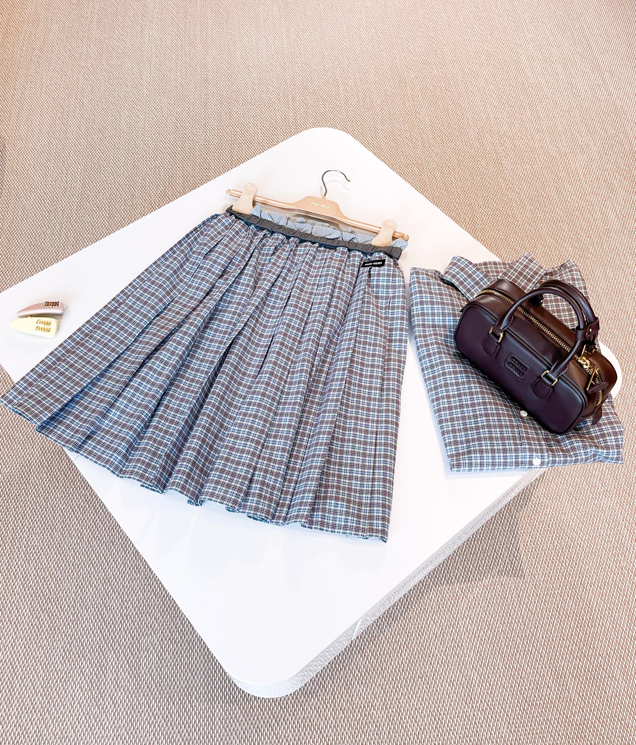 MIU MIU Женская юбка хлопок MIU MIU Женская юбка хлопок