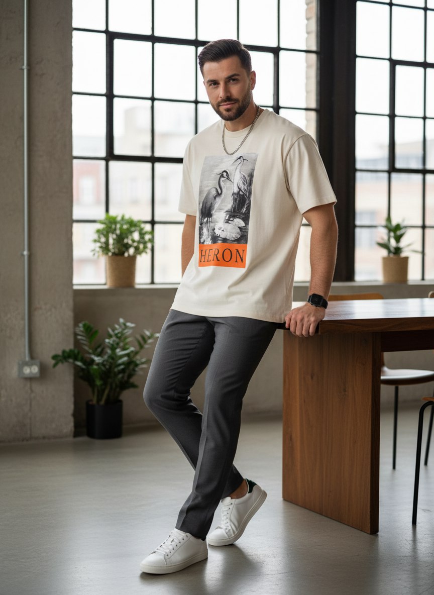 HERON PRESTON Мужская футболка HERON PRESTON Мужская футболка