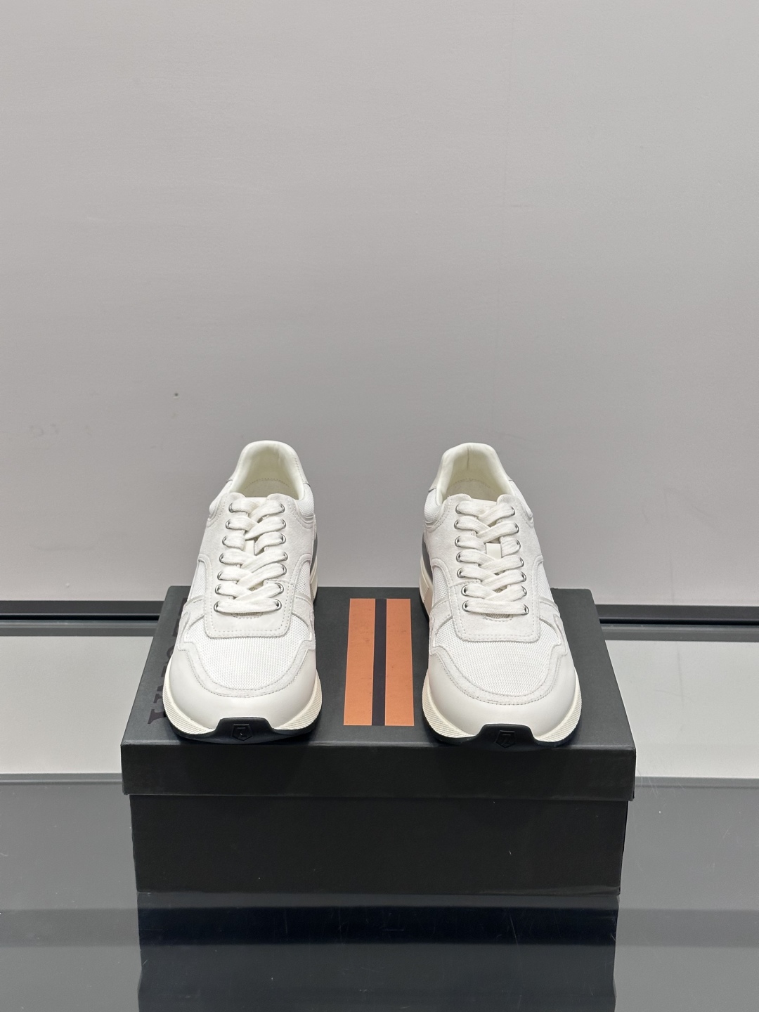 ERMENEGILDO ZEGNA Мужские кроссовки телячья кожа ERMENEGILDO ZEGNA Мужские кроссовки телячья кожа