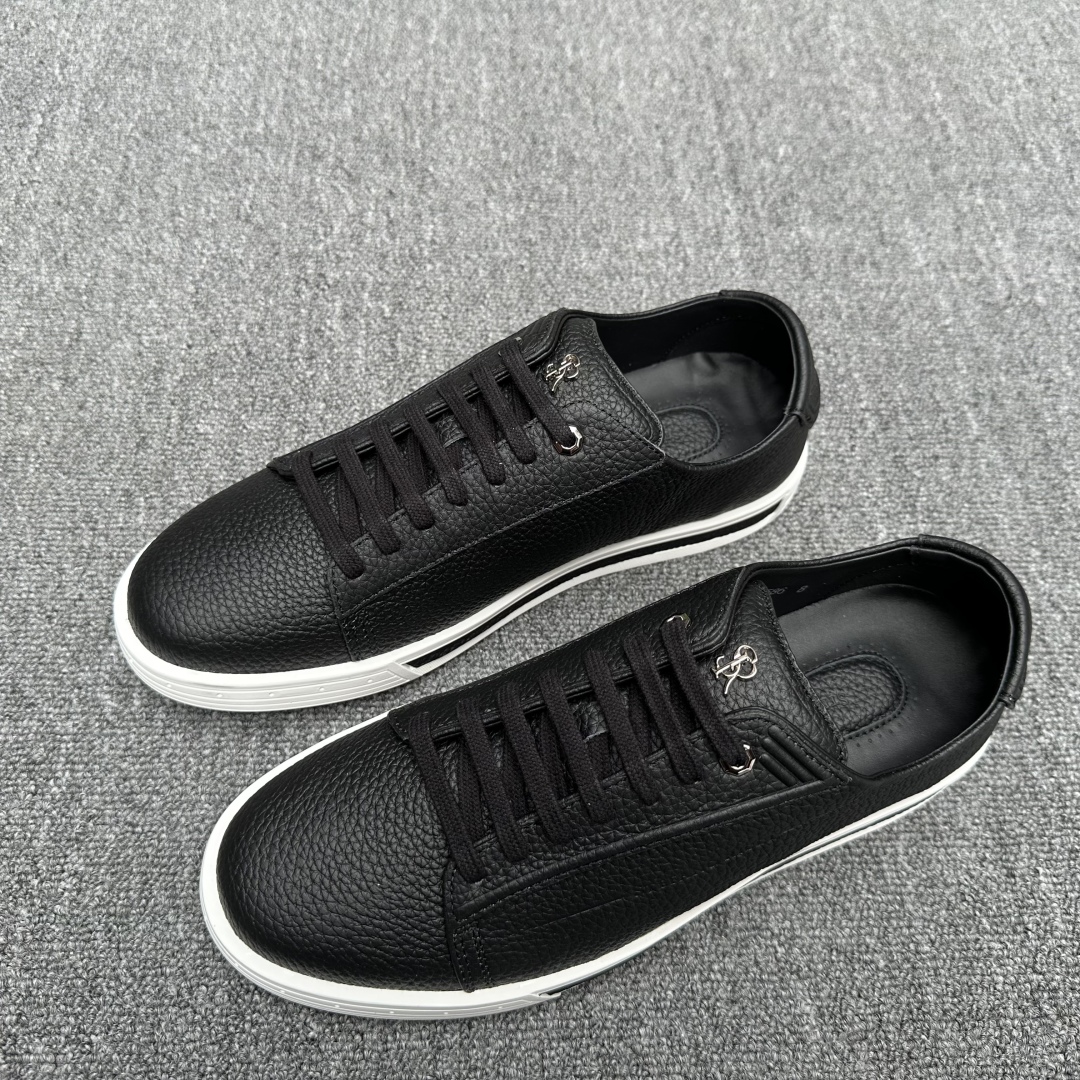 STEFANO RICCI Мужские кроссовки из кожи