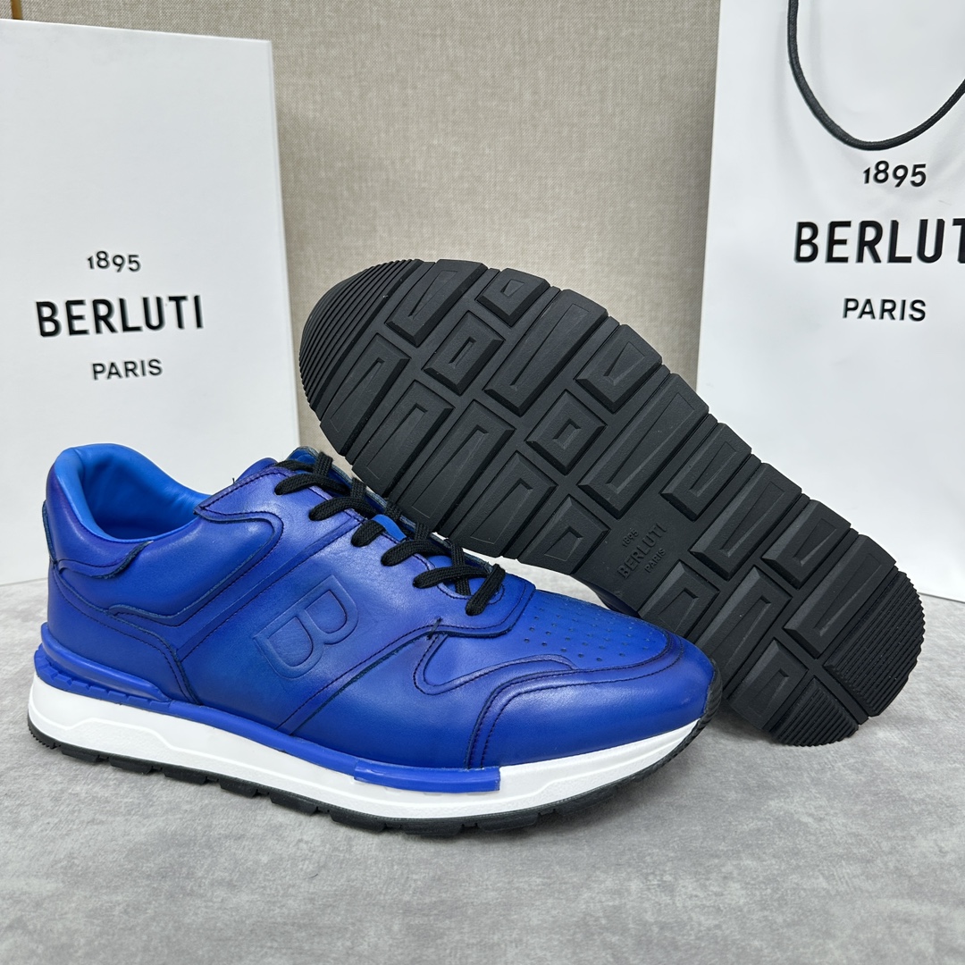 BERLUTI Мужские кроссовки Fast Track