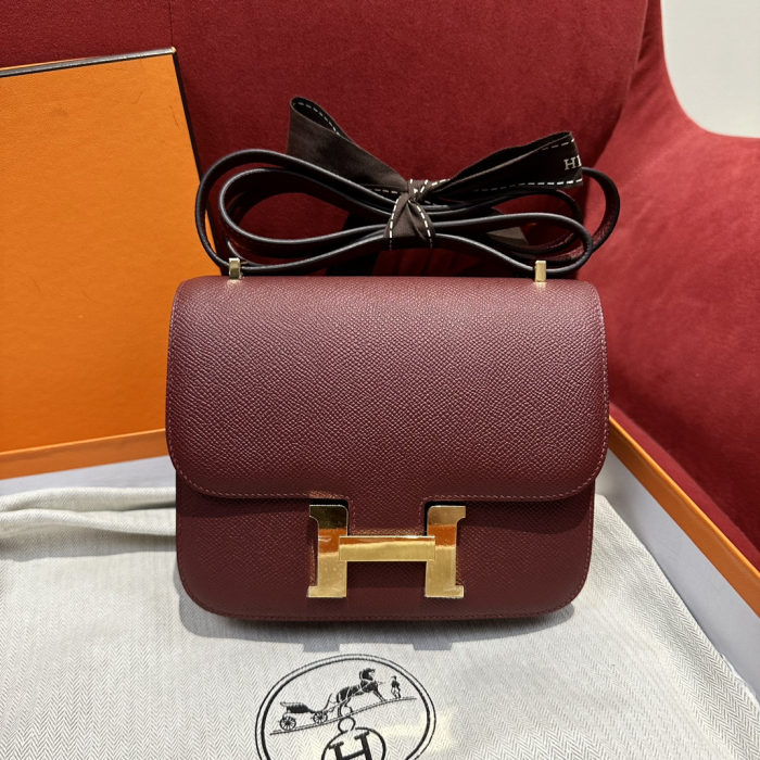 Hermes Женская сумка Constance 19 см ck55 Epsom