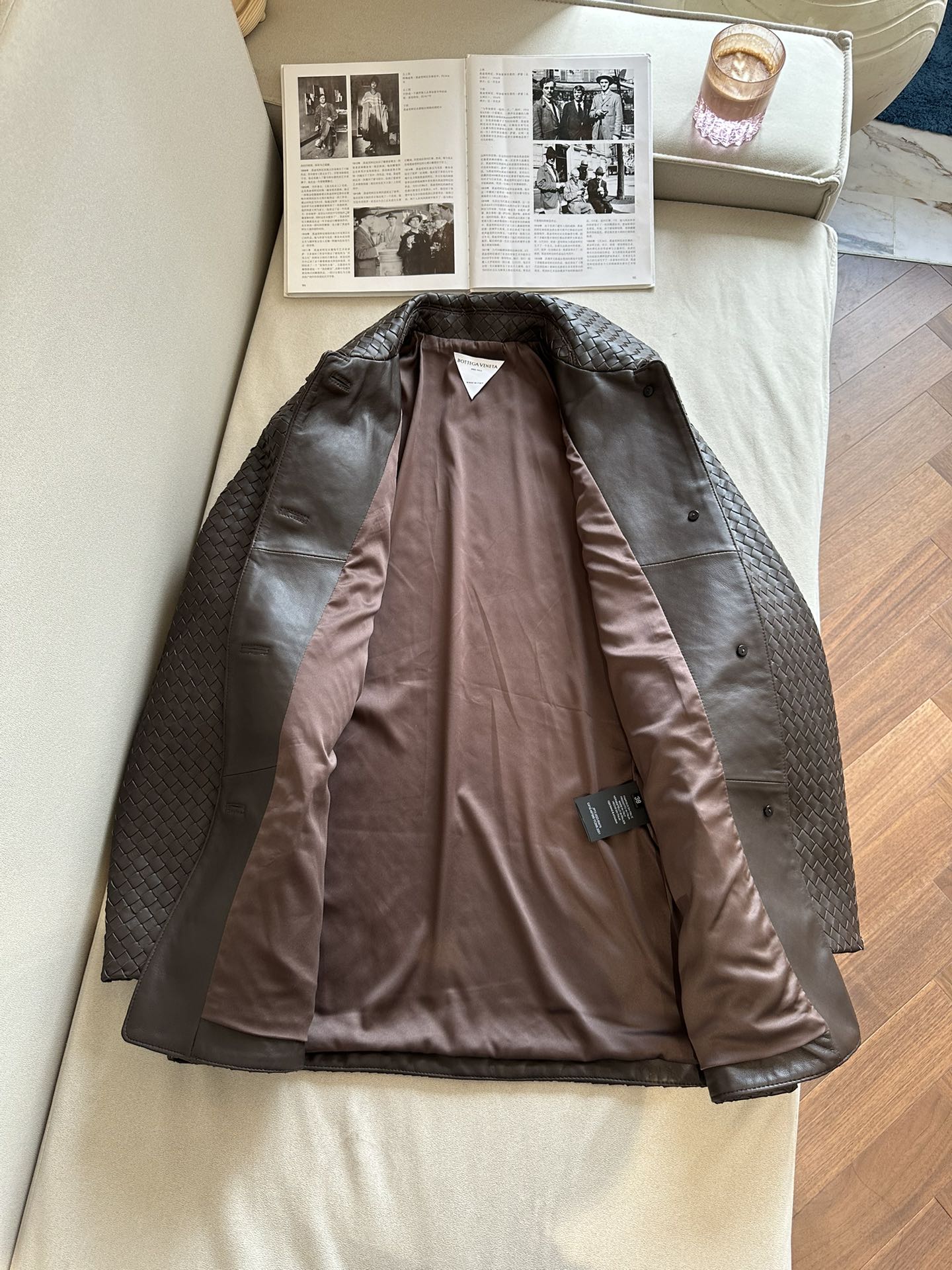 BOTTEGA VENETA Женская кожаная рубашка